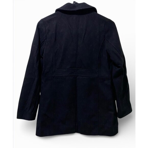 Gap Kids Size L (10-11) Black Girl’s Pea Coat - Picture 2 of 12